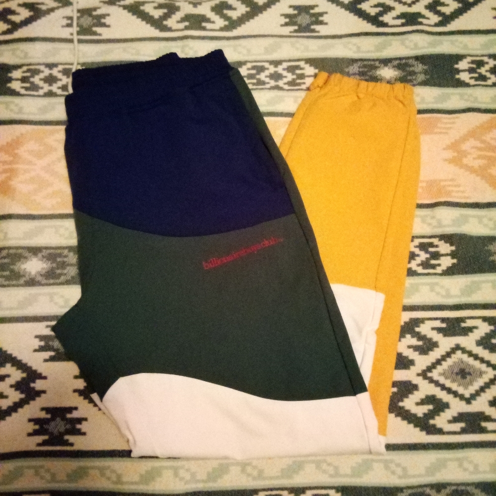 Men's (M) Billionaire boy's club track joggers